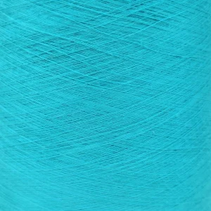 Cấu Trúc Bề Mặt Sợi Viscose Xanh Ngọc Cận cảnh bề mặt cấu trúc sợi xơ viscose tái chế màu xanh ngọc.