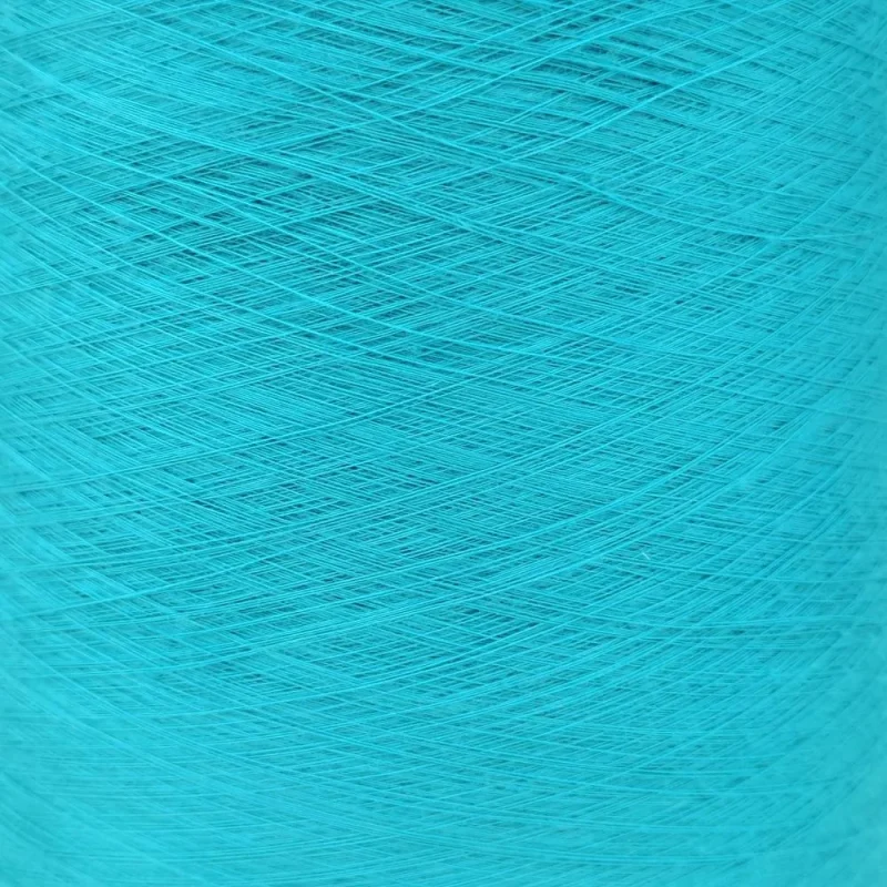 Cấu Trúc Bề Mặt Sợi Viscose Xanh Ngọc Cận cảnh bề mặt cấu trúc sợi xơ viscose tái chế màu xanh ngọc.