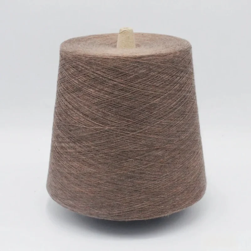 Sợi COOLSILK 30/1 màu nâu Sợi COOLSILK 30/1 màu nâu pha Lyocell và tơ tằm