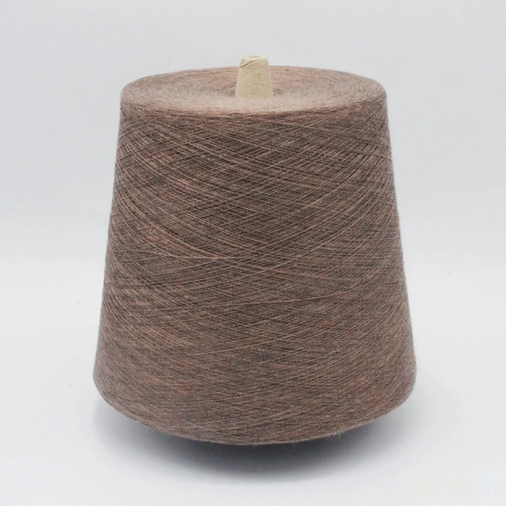 Sợi COOLSILK 30/1 màu nâu pha Lyocell và tơ tằm