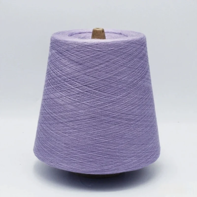 Sợi COOLSILK 30/1 màu tím compact Sợi COOLSILK 30/1 màu tím kéo sợi compact