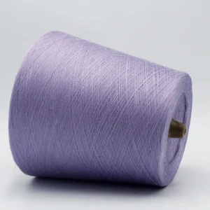 Sợi COOLSILK 30/1 màu tím dạng cone Sợi COOLSILK 30/1 màu tím dạng cone cho dệt kim