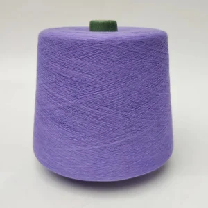 Sợi cotton 100% nhuộm màu tím dạng cone Ống sợi cotton 100% nhuộm màu tím dạng cone cho dệt kim