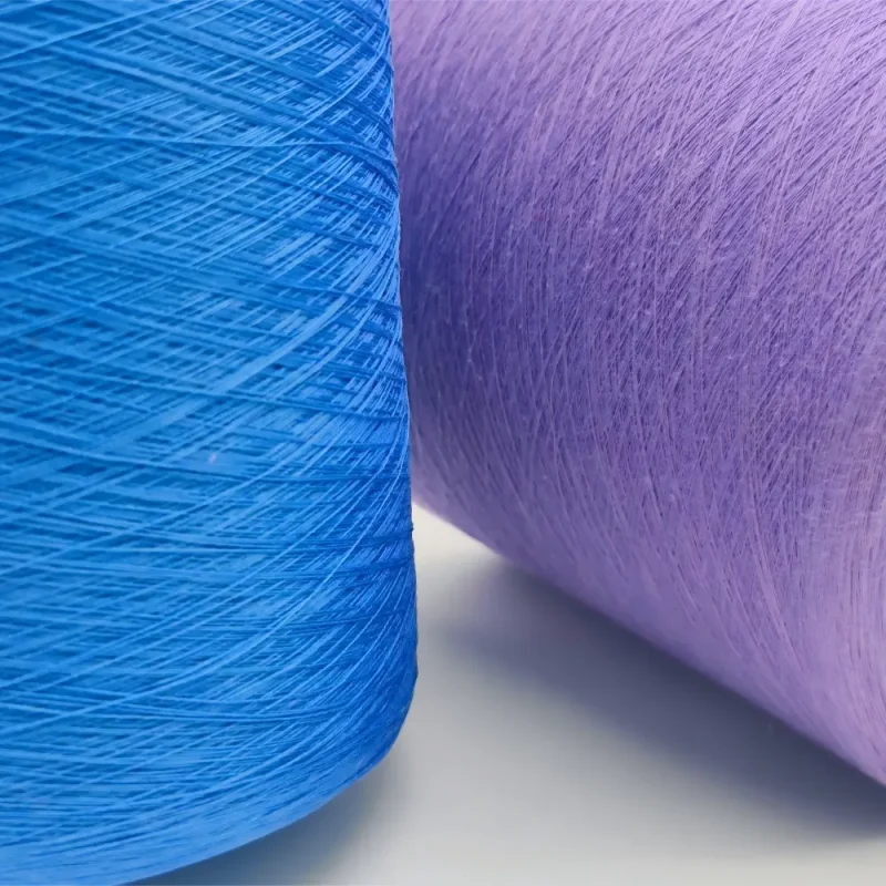 Sợi cotton mercerized nhiều màu cho dệt kim Sợi cotton mercerized nhiều màu cho bo cổ, tất và áo len