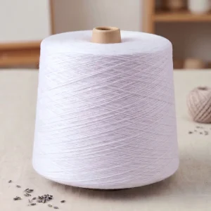 Sợi cotton mercerized trắng 100% cotton Sợi cotton mercerized trắng 100% cotton cho tất và dệt kim