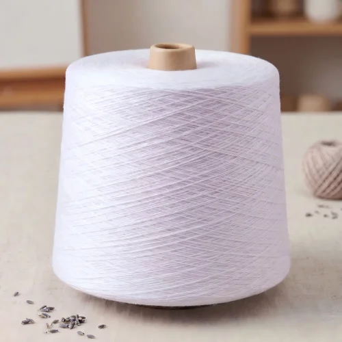 Sợi cotton mercerized trắng 100% cotton Sợi cotton mercerized trắng 100% cotton cho tất và dệt kim