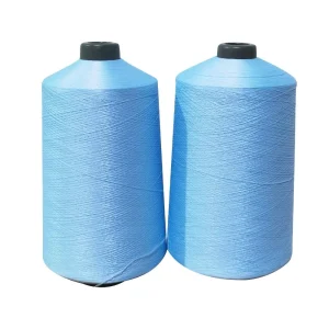 Sợi DTY polyester 300D/96F màu xanh nhạt cho tất thể thao