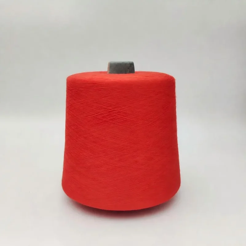 Sợi tre cho tất 30S/1 dạng cone màu đỏ Sợi tre cho tất 30S/1 dạng cone màu đỏ