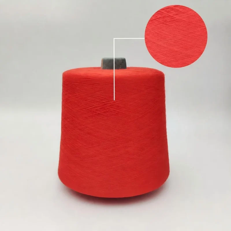 Sợi tre cho tất 30S/1 màu đỏ Sợi tre cho tất 30S/1 màu đỏ dạng cone