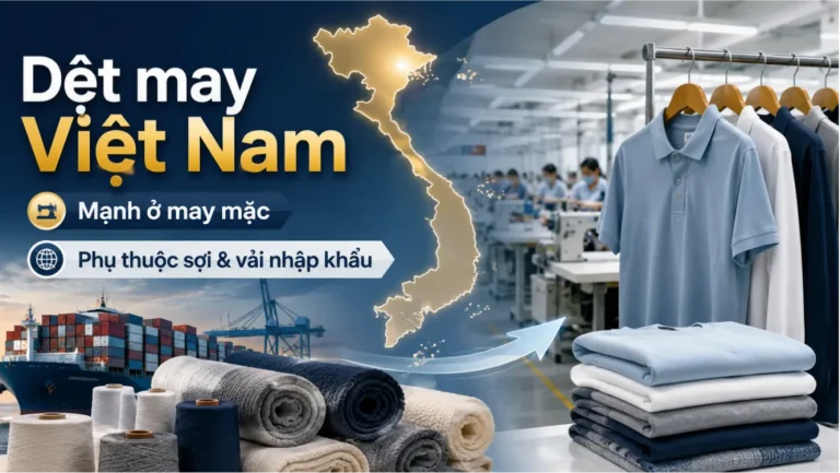 Dệt may Việt Nam phụ thuộc vào sợi và vải nhập khẩu