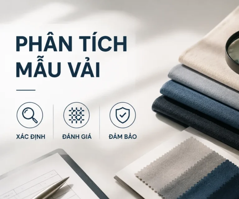 Phân tích mẫu vải: kiểm tra chất lượng vải