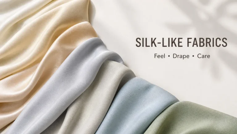 So sánh các loại vải giống lụa gồm lụa tơ tằm, viscose, lyocell, acetate, modal và ice silk