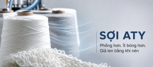 Sợi ATY air textured yarn có độ phồng và bề mặt ít bóng