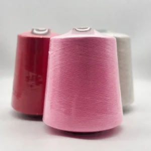Sợi cotton chải kỹ màu hồng 32/1 Sợi cotton 100% chải kỹ màu hồng dạng cone 32/1