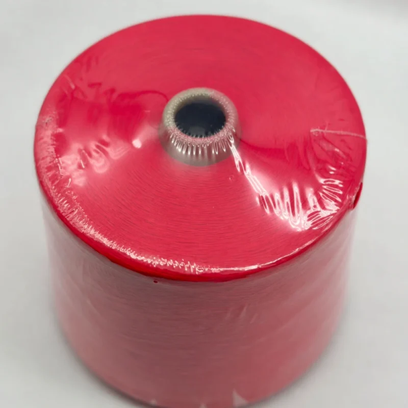 Cone sợi cotton NE32/1 nhuộm màu đỏ Cone sợi cotton NE32/1 nhuộm màu đỏ dùng cho dệt kim