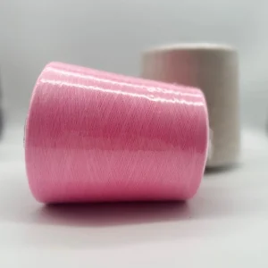 Sợi cotton ring spun màu hồng Sợi cotton ring spun màu hồng dạng cone cho dệt vải