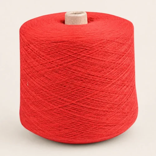 Sợi len Merino 28Nm/2 màu đỏ Sợi len Merino 100% 28Nm/2 màu đỏ dạng cone