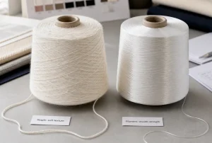 So sánh sợi ngắn và sợi filament qua bề mặt sợi