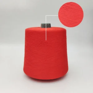 Cuộn cone sợi tre 100% 40S/1 màu đỏ Cuộn cone sợi tre 100% 40S/1 màu đỏ