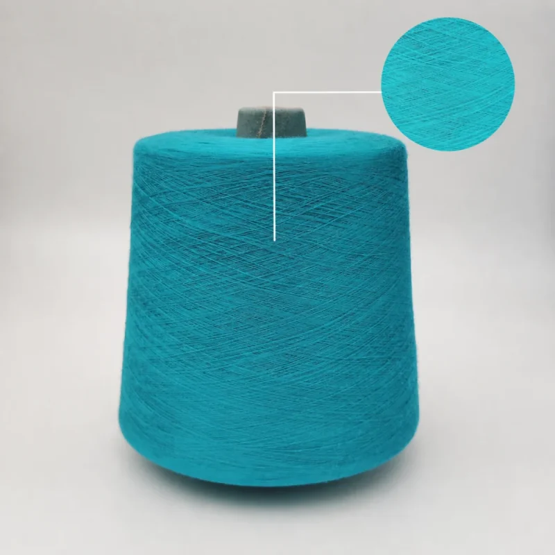 Cuộn cone sợi tre 100% 40S/1 màu xanh Cuộn cone sợi tre 100% 40S/1 màu xanh