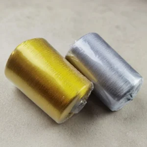 Sợi viscose filament 300D/1 màu vàng bạc Sợi viscose filament 300D/1 màu vàng và bạc cho trang trí