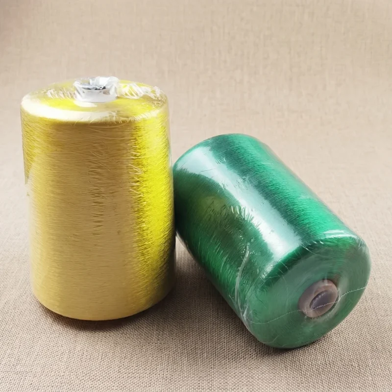 Sợi viscose filament 300D/1 màu vàng xanh Sợi viscose filament 300D/1 màu vàng và xanh cho thêu