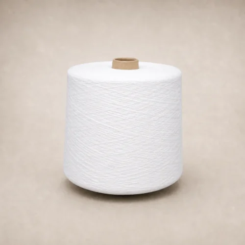 Cone sợi cotton Ne 21s1 màu trắng Cone sợi cotton Ne 21s/1 màu trắng cho dệt tất