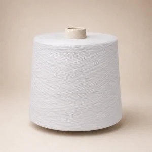 Ống sợi cotton 100% Ne 321 màu trắng Ống sợi cotton 100% Ne 32/1 màu trắng quấn cone