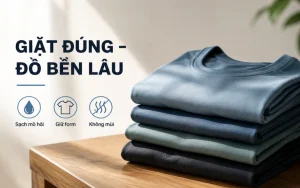 Giặt quần áo thể thao đúng cách giúp giữ form, giảm mùi và tăng độ bền