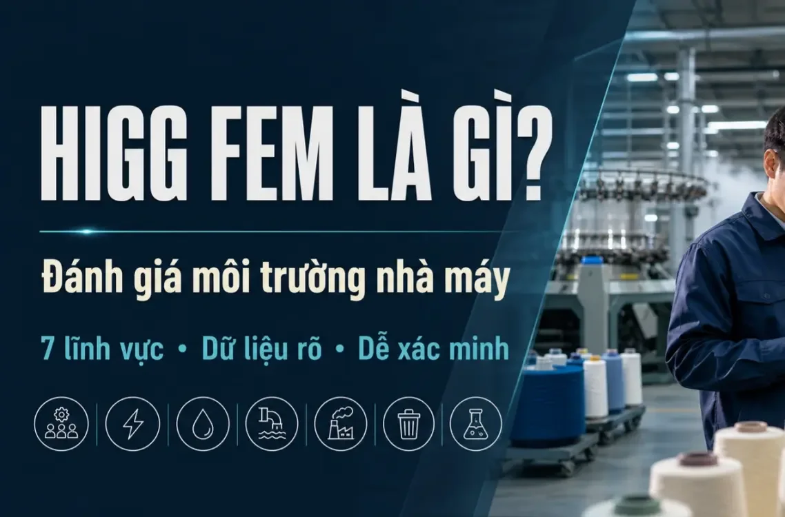 Higg FEM là gì và 7 lĩnh vực đánh giá môi trường nhà máy