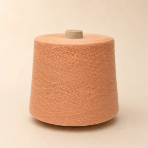 soi-cotton-bci-nhuom-mau-cam-dao Cuộn sợi cotton BCI nhuộm màu cam đào dùng cho dệt tất