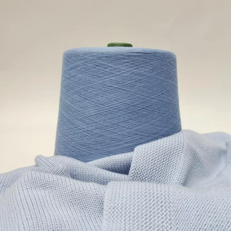 Sợi cotton mercerized 80S cho dệt kim Sợi cotton mercerized 80S dùng cho vải dệt kim