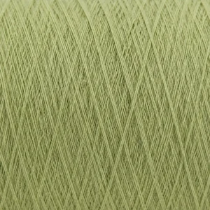 Bề mặt sợi cotton xanh lá nhạt xanh lá nhạtCận cảnh sợi cotton chải kỹ mercer hóa Ne 80S/2 màu xanh lá nhạt