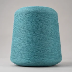 Cone sợi cotton chải kỹ Ne30/1 nhuộm màu xanh nhạt