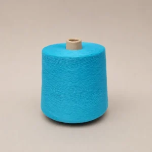 Cone sợi cotton màu xanh ngọc Cone sợi cotton chải kỹ nhuộm màu xanh ngọc JC32S/1 trên nền sáng