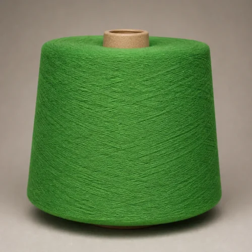 Cone sợi cotton xanh lá Cone sợi cotton chải kỹ mercer hóa Ne 80S/2 màu xanh lá