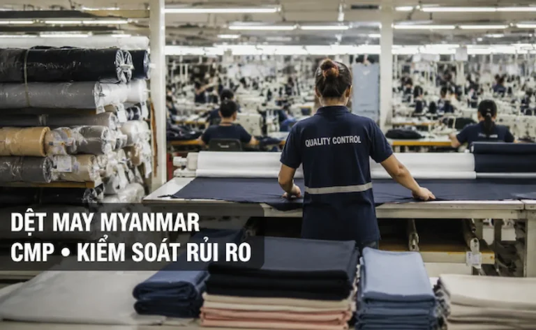 Nhà máy dệt may Myanmar vận hành theo mô hình CMP