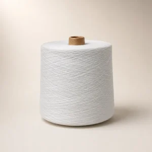 Cuộn sợi cotton 100% chải kỹ màu trắng cho máy dệt kim