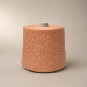 Sợi Cotton Mercerized Ne 212 Màu Cam Đào Cuộn sợi cotton mercerized Ne 21/2 màu cam đào cho áo len