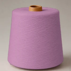 Cone sợi Ne20/1 dệt kim 100% cotton chải kỹ màu hồng