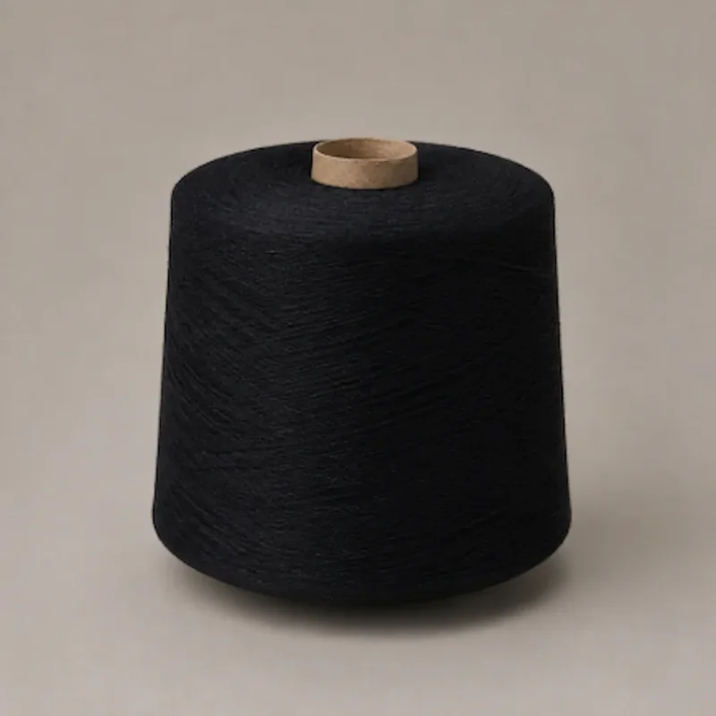 Sợi cotton 32/1 chải kỹ Ring Spun màu đen cho dệt kim Cone sợi cotton 32/1 chải kỹ Ring Spun màu đen cho dệt kim và dệt thoi