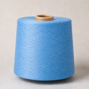 Sợi cotton gas mercerized Ne 322 màu xanh Sợi cotton gas mercerized Ne 32/2 màu xanh quấn côn