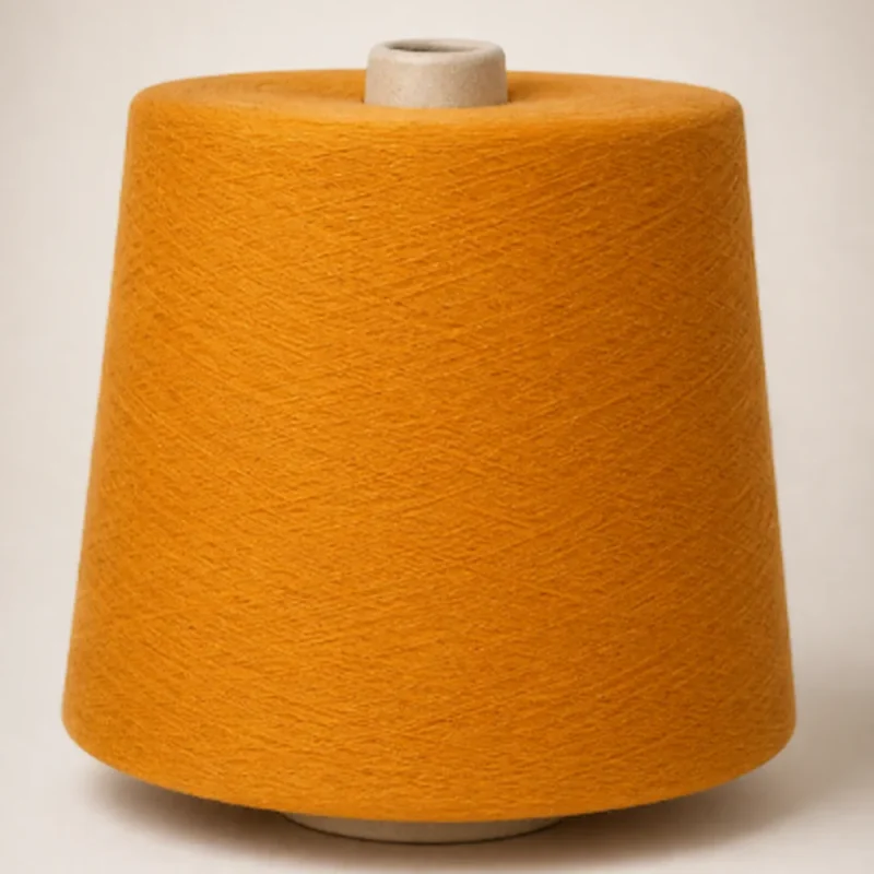 Sợi cotton mercerized JC60S1 màu cam Cone sợi cotton mercerized JC60S/1 màu cam cho dệt kim và dệt thoi