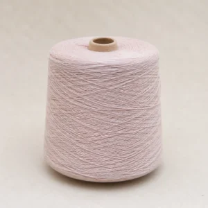 Sợi cotton mercerized JC60S1 màu hồng nhạt Cone sợi cotton mercerized JC60S/1 màu hồng nhạt trên nền trung tính