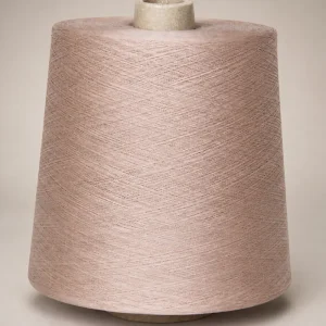 Cone sợi cotton mercerized Ne 80/2 màu hồng phấn cho máy dệt kim