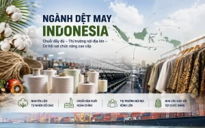 Ngành dệt may Indonesia: chuỗi đầy đủ, thị trường nội địa lớn, cơ hội sợi chức năng cao cấp