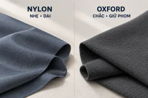 So sánh vải Nylon và Oxford theo độ bền và ứng dụng