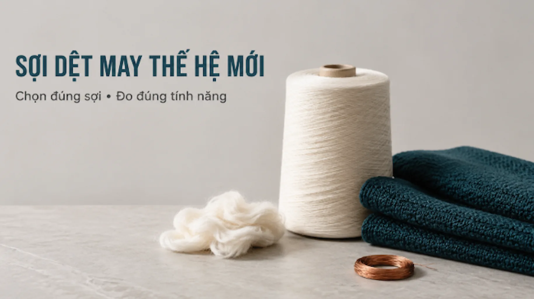 Sợi dệt may thế hệ mới với sợi tái sinh, vải chức năng và sợi dẫn điện