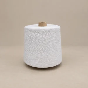 Cone sợi tre 100% Ne 32/1 Ring Spun màu trắng